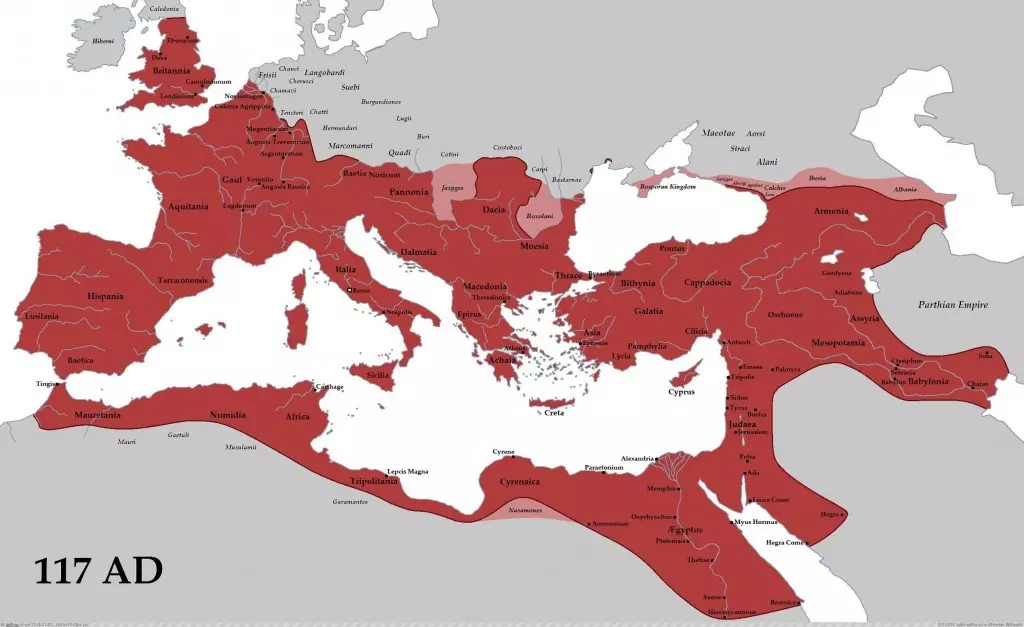 الإمبراطورية الرومانية في أوجها