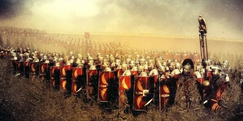 غاليريوس والجنود الرومان