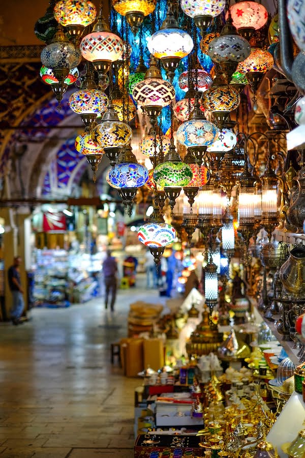 أفضل الأماكن في تركيا للزيارة لكل أنواع المسافرين - بازار اسطنبول